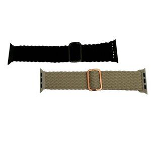 Apple WatchBands fits 40 MM Apple Watch, Black & Cream Web~NWOT